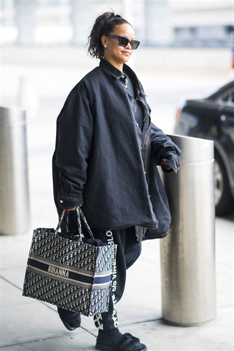 celebrities carrying dior book tote